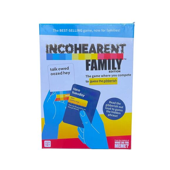 Incohearent Family Edition, Card Game, Game Night, Party Game - Picture 1 of 6